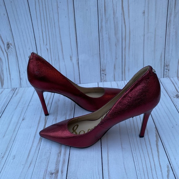 Authentic Sam Edelman Red Pump - Picture 2 of 8